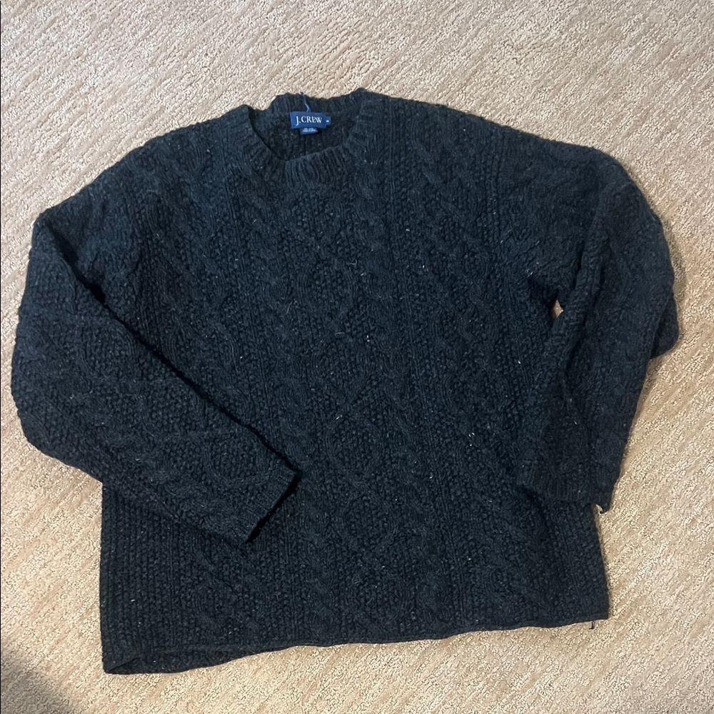 J. Crew Women's  Dark Knit Crewneck Sweater